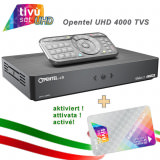 4K Tivusat Opentel UHD 4000 TVS+Karte!