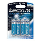 Batterien 4Stk. Mignon Tecxus LR06  AA