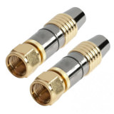 Sat F-Stecker Lötversion HQ 6.8mm 2 Stk