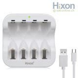 Chargeur de batterie Hixon Li-Ion pour 4x AA