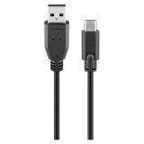Kabel USB 2.0 Typ A > USB C 3 m black
