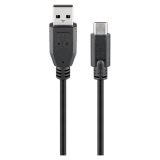 Câble USB 2.0 Type A vers USB C 3 m Noir