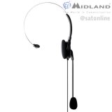 Midland MA 35-L Headset microfono con Vox/PTT