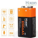 Hixon 9V Li-Ion Akku 850mAh