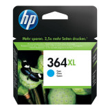 Tinte color HP original CB323EE 364XL cyan