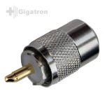 Fiche PL SO-259 HQ Gold pour câble coaxial RG-213