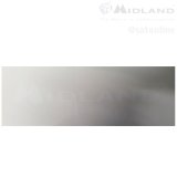Midland adesivo trasparente con logo bianco