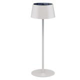 Kabellose LED Tischleuchte Solar Weiss