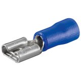 Flachsteckhülse blau 6.4mm 15 A