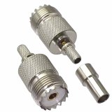 PL SO-239 Buchse für RG58 Crimp