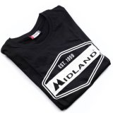 Midland T-Shirt schwarz Grösse S