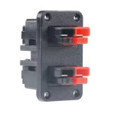 Powerpole Einbauflansch mit 2x Powerpole