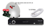 TV satellitare set completo Euro UHD ISIO STC 4K