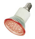 LED Sparlampe E14 150LUX 230V rot