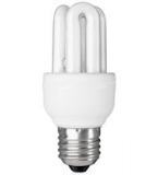 Energiesparlampe Rohr 11W mit E27 Socke