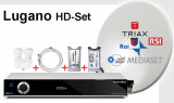 Satellite Set Lugano ISIO HD + antenne + CI