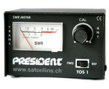 President TOS1 SWR-Meter für CB Funk