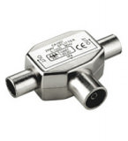 IEC T-Stück Doppelstecker 2xSt -1xBu